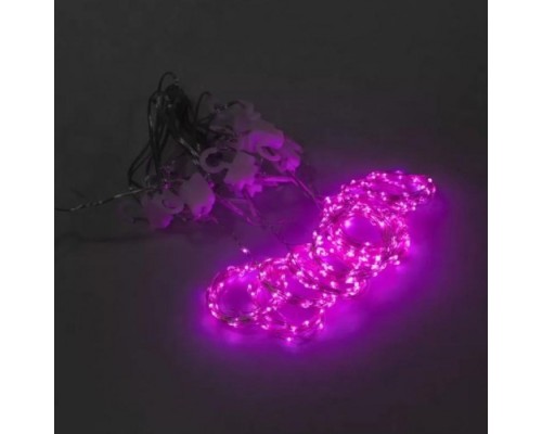 Гирлянда NEON-NIGHT ДОЖДЬ ИЗ РОСЫ 3х3 м, 300 LED, розовый [315-987]