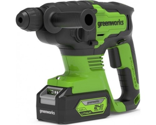 Перфоратор аккумуляторный GREENWORKS GD24SDS2K4 бесщеточный [3803007UB]