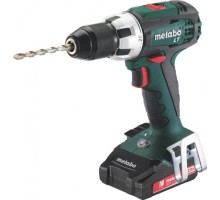 Аккумуляторная дрель-шуруповерт METABO BS 18 LT 2x2.0 Ач [602102530]