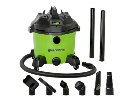 Пылесос GREENWORKS G120WDV строительный [4701207]