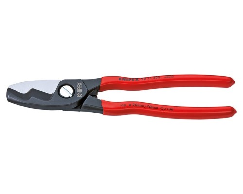 Кабелерез KNIPEX KN-9511200SB с двойными режущими кромками, ø 20 мм (70 мм²)