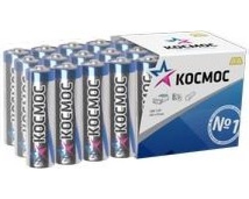 Батарейка КОСМОС LR6_24BOX (АА) 24 шт. пластиковый бокс [KOCLR6_24BOX]