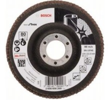 Круг лепестковый торцевой BOSCH 115 мм Р80 Best for Inox [2608608269]