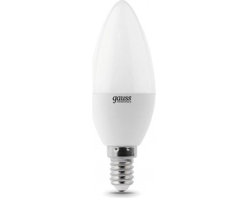 Лампа светодиодная GAUSS Свеча elementary 12w 950lm 6500k е14 led [33132]