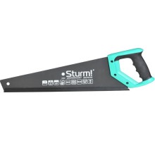 Ножовка по дереву Sturm 1060-62-450 450мм, тефлоновое покрытие, 7tpi, 3d зуб