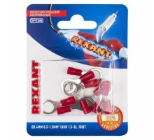 Наконечник REXANT 06-0416-A кольцевой изолированный ø 8.4 мм 0.5-1.5мм² (НКи 1