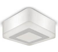 Потолочный светодиодный светильник GAUSS Backlight накладной квадрат 3+3w 350lm 3000k 3 режима BL220