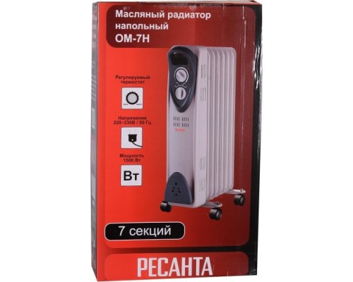 Обогреватель масляный РЕСАНТА ОМ- 7Н [67/3/7]