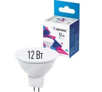 Лампа светодиодная КОСМОС JCDR 12W 220V GU5.3 4500K LkecLED12wJCDRC45