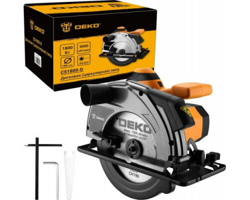 Пила циркулярная сетевая DEKO CS1800-D 083-1101 купить с доставкой и официальной гарантией