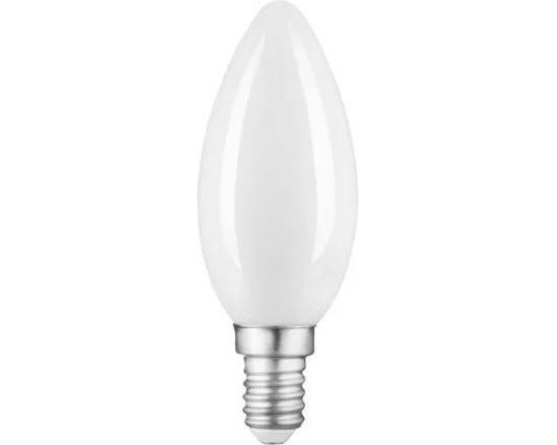 Лампа светодиодная GAUSS Свеча filament 9w 610lm 4100к е14 milky led [103201209]