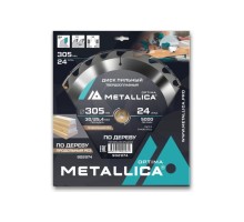 Пильный диск по дереву METALLICA Optima 305x30/25,4 мм 24 зуба, Т=3,2 мм продольный [902974]