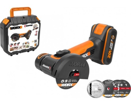 Угловая шлифмашина аккумуляторная WORX WX801