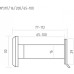 Глазок дверной НОРА-М №31П/16/200/65-100 со шторкой 