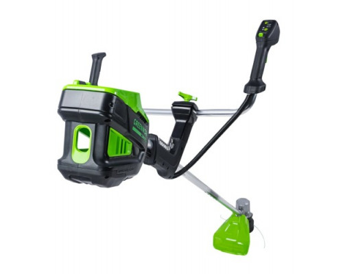 Триммер аккумуляторный GREENWORKS TB201H 82V, 2,0 кВт, 46 см, б/щ, АКБ 5Ач и ЗУ 2112407UB купить с доставкой и официальной гарантией