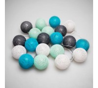 Тайские фонарики Neon-Night Северное сияние 3,5 м прозрачный ПВХ, 20 LED, теплый белый 303-086