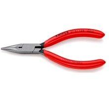 Плоскогубцы KNIPEX KN-3731125SB захватные прецизионные, плоскокруглые губки, 125 м