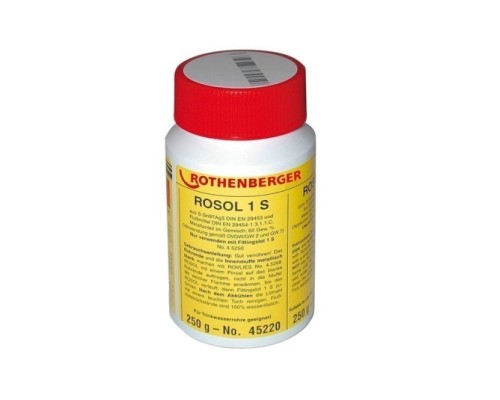 Флюс ROTHENBERGER ROSOL 1S 45220 пастообразный, 250 г [45220]