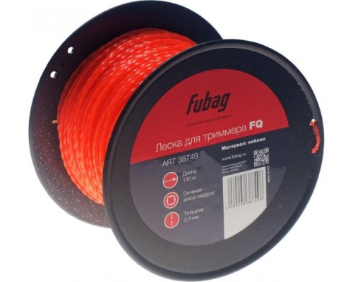 Леска триммерная FUBAG 38749 витой квадрат Леска триммерная FUBAG 38749 витой квадрат