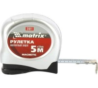 Рулетка MATRIX 5 мх19 мм magnetic, магнитный зацеп [31011]