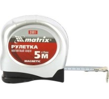 Рулетка MATRIX 5 мх19 мм magnetic, магнитный зацеп 31011