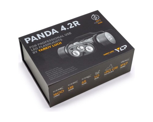 Фонарь ЯРКИЙ ЛУЧ PANDA 4.2R YLP налобный CREE XP-L HI +2 Sams.LH351D High-CRI [4606400012023]