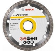 Алмазный диск универсальный BOSCH 125-22,23 мм ECO Universal Turbo  2608615037