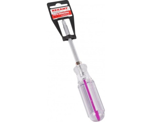 Отвертка REXANT 12-4742 двухсторонняя PH2xSL6 стержень 120 мм Отвертка REXANT 12-4742 двухсторонняя PH2xSL6 стержень 120 мм