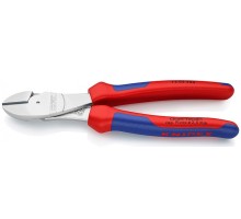 Бокорезы KNIPEX KN-7405200SB особо мощные, 200 мм, хром, 2-комп. ручки