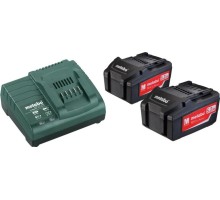 Набор аккумуляторов и зарядное устройство METABO 18V Basic-Set 5,2 2х5.2 Ач [685051000]