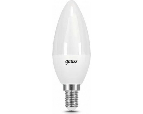 Лампа светодиодная GAUSS Свеча 6.5w 550lm 4100к e14 led [103101207]