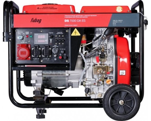 Электростанция дизельная с воздушным охлаждением FUBAG DS 7000 DA ES с возможностью авт, открытая [838212]