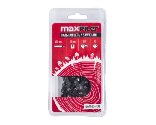 Цепь для пилы MAXPILER MX-1,3-57-3/8 (PIT GCS38-C2.Парма 2М,Huter BS-45М 40 ) купить с доставкой и официальной гарантией