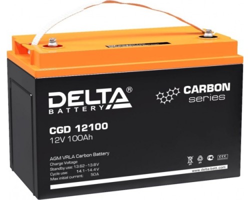 Аккумулятор DELTA CGD 12100 (AGM) Carbon