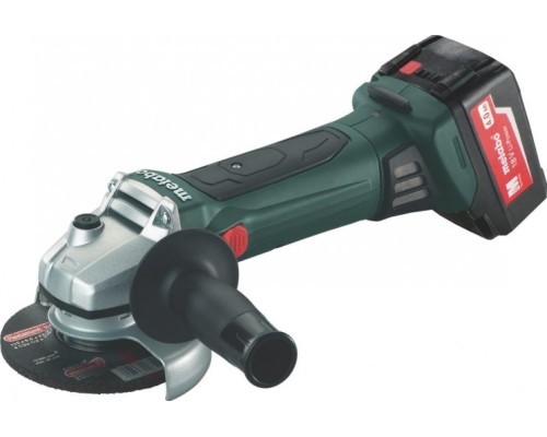 Угловая шлифмашина аккумуляторная METABO W 18 LTX 125 1х4.0Ач [Т04155]