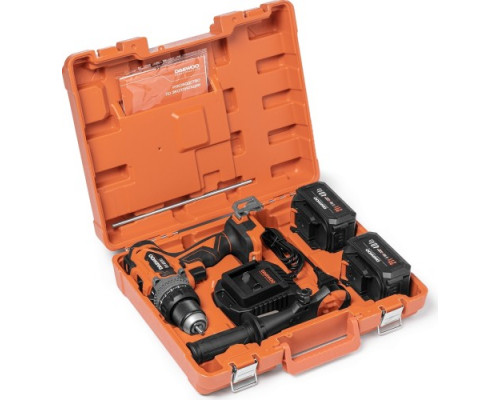 Дрель-шуруповерт аккумуляторная DAEWOO DAA 6521Li SET ударная