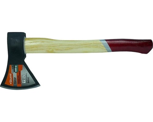 Топор STURM 1015-52-WD1000 (кованый боек, деревянная рукоятка) Топор STURM 1015-52-WD1000 (кованый боек, деревянная рукоятка)