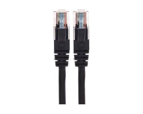 Патч-корд REXANT 02-0292-05 U/UTP, CAT 6, RJ45-RJ45, 26AWG, LSZH, черный 0,5м