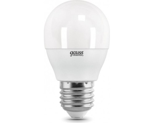 Лампа светодиодная GAUSS Шар elementary шар 10w 730lm 4100k е27 led [53220]