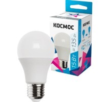 Лампа светодиодная КОСМОС А60 15W Е27 4500K LkecLED15wA60E2745