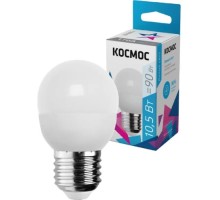 Лампа светодиодная КОСМОС GL45 10.5W 220V E27 4500K [LkeLED10.5wGL45E2745]