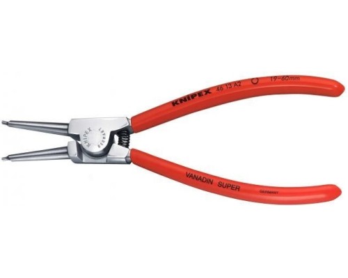 Щипцы KNIPEX 4613A1 для внешних стопорных колец, прямые губки [KN-4613A1]