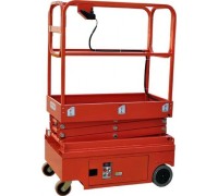 Ножничный подъемник GROST SPX T3-3900 несамоходный (3,9 м/300 кг, DC, 12В) 110009 110009