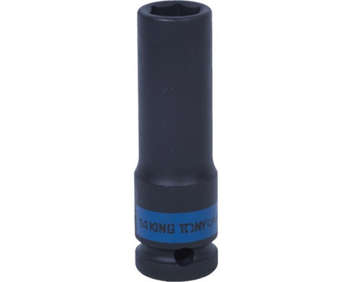Ударная головка шестигранная глубокая 1/2" KING TONY 443514M 14 мм