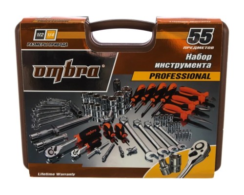 Набор инструментов OMBRA OMT55S 1/4