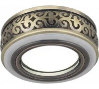 Светильник точечный GAUSS BACKLIGHT кругл. бронза/белый, gu5.3, 3w, led 3000k BL093