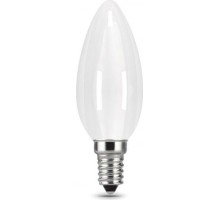 Лампа светодиодная GAUSS Свеча filament 5w 420lm 2700к е14 milky led [103201105]