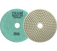 Алмазная тарелка на липучке DIAM АГШК 100*2,5 №1500 Master Line Universal (сухая/мокрая) 000628