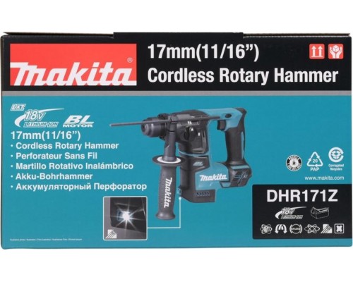 Перфоратор аккумуляторный MAKITA DHR171Z без АКБ и ЗУ