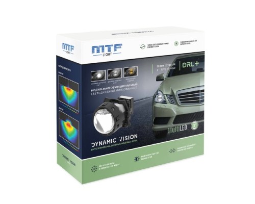 Модули светодиодные MTF LIGHT DYNAMIC VISION MULTILED 12В, 45Вт, 5000К линзованные bi-led серия 3 д- HL45K50D